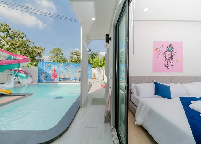 Space Water House พูลวิลล่าครอบครัว วันหยุดที่บ้าน