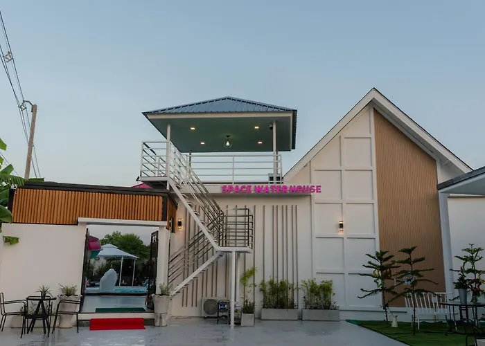 วันหยุดที่บ้าน Space Water House พูลวิลล่าครอบครัว