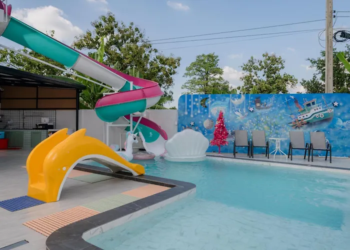 วันหยุดที่บ้าน Space Water House พูลวิลล่าครอบครัว *