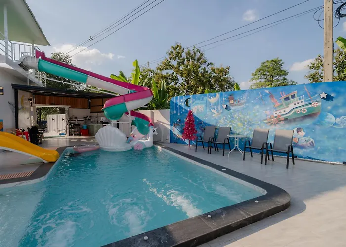Space Water House พูลวิลล่าครอบครัว วันหยุดที่บ้าน *